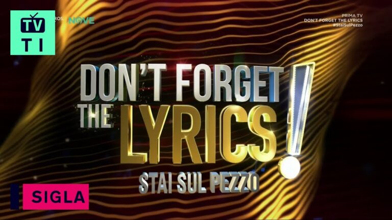Don&#8217;t Forget the Lyrics: Una Serata Indimenticabile con gli Stai Sul Pezzo Band!